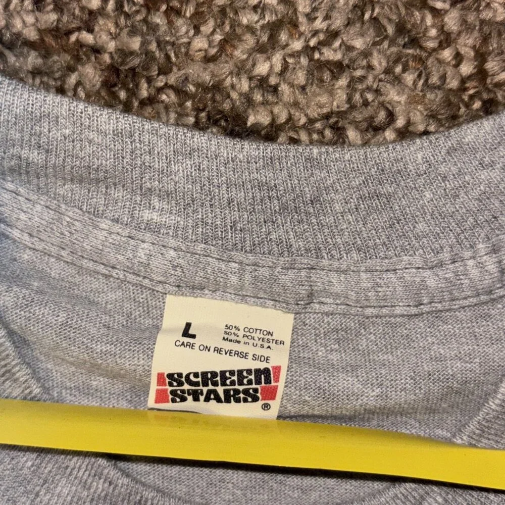 Men’s Screen Stars Single Stitch Boeing 747 Graphic T Shirt Size Large - Picture 3 of 4